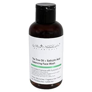 Skin Nutrition Botanicals Tea Tree Oil & Salicylic Acid Balancing Face Wash, 1 oz.