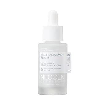 NEOGEN DERMALOGY Real Niacinamide 15% Serum (30 ml / 1.01 Fl Oz) – Brightening, Dark Spots & Pore Care, Vegan Serum with Niacinamide, Ferulic Acid and Zinc – Korean Skin Care