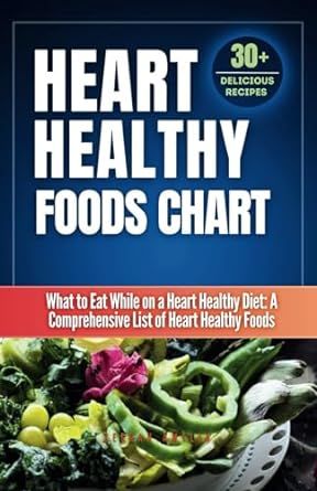 Heart Healthy Foods Chart: What to Eat While on a Heart Healthy Diet: A Comprehensive List of Heart Healthy Foods (Healthy Eating Guide)Heart healthy ... Index Diet Cookbook &Low Gi foods list chart)