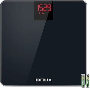 LOFTILLA Scale for Body Weight, Weight Scale, Digital Bathroom Scale, 396 lb Weighing Scale
